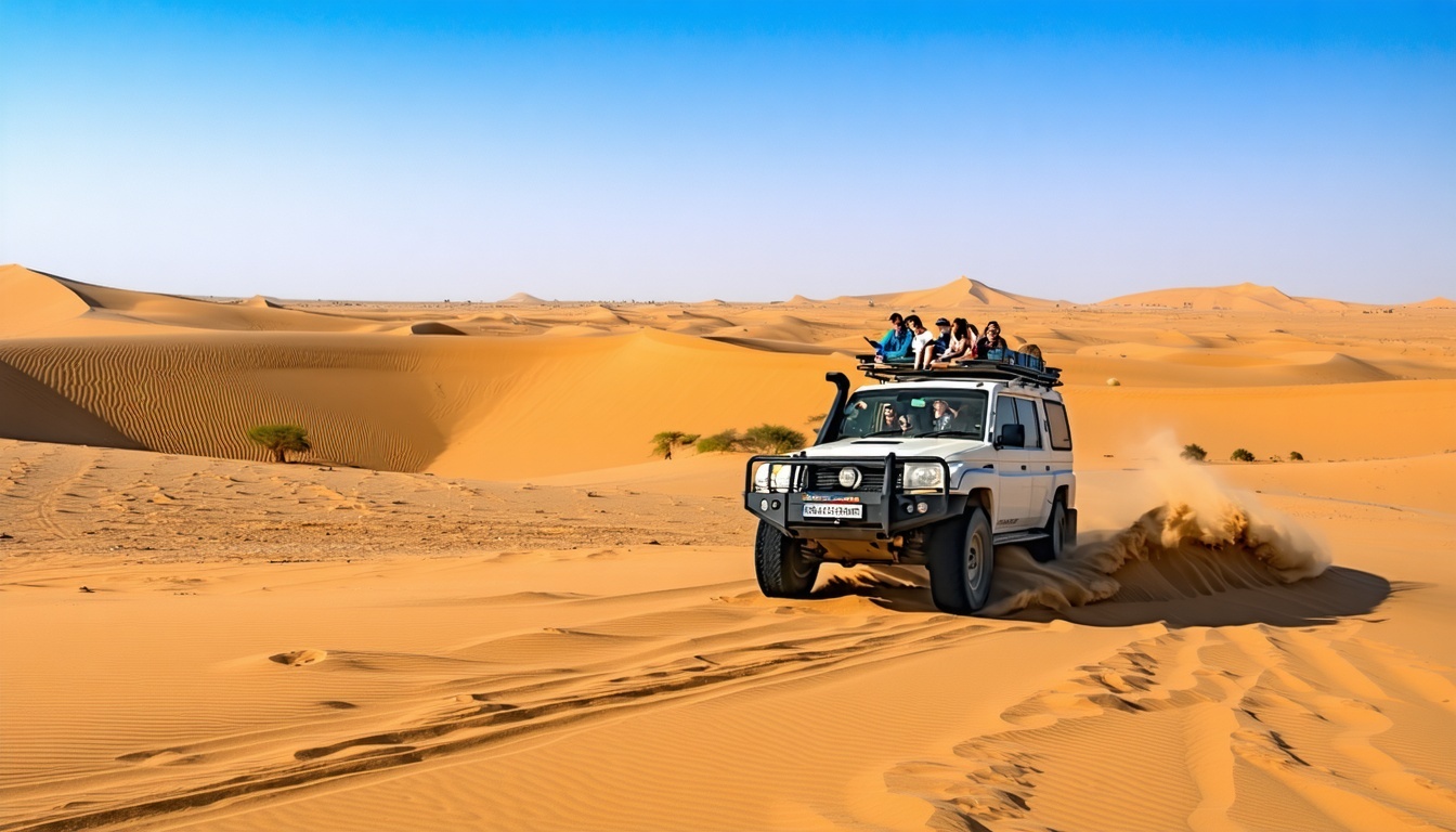 Desert safari adventure organised by Road Pass Journey Travel