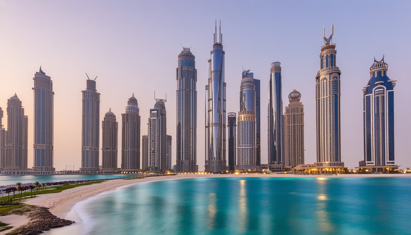 Luxury Dubai cityscape and travel experiences